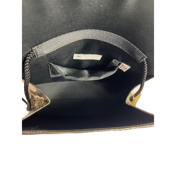 Epstein's Women's Gold Plant Canvas With Magnet Snap Crossbody Bag Sz S - NWT - Picture 10 of 13